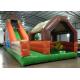 Large Children / Adult Inflatable Fun City 12 X 5 X 5.25m Fire Resistance Customized