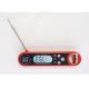 Lcd Display Electronic Meat Thermometer / Barbecue Smoker Thermometer Probe Foldable