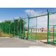 Bto-10 6ft Height Barbed Razor Wire Fencing 50*150mm Mesh Welded Security