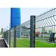 3d Triangle Bending Pvc Mesh Fencing Curved Iron For Highway