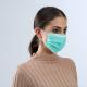House Cleaning Disposable Face Mask With Elastic Ear Loop Safe Breathable Green Color