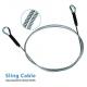 Steel Grade Stainless Steel Zipper Sling Wire Rope 8/11/14 ' 3/16