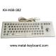 67 Keys Industrial Ss Metal Computer Keyboard With 25mm Laser Trackball Mouse And Buttons
