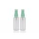30ml 50ml PET Frost White Plastic Perfume Spray Bottles Environmental Friendly