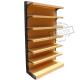 Supermarket Steel Wood Supermarket Shelf Customization 1 Or 2 Sided