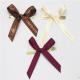 Colored Small Ribbon Bows 100% Polyester Material Handmade Artworks
