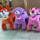 Hansel children carnival rides battery operated plush mortorized animals for rent