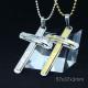 Fashion Top Trendy Stainless Steel Cross Necklace Pendant LPC210