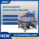 Automatic 3T Dry Magnetic Separator With Water / Oil Double Cooling feldspar