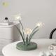 Glass Flower Model Innovation Unique Decoration Modern Led Table Lamps Table Lamps Indoor