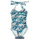 Children's one-piece swimsuit Halter Lotus leaf Swimwear Split Skirt Princess New Korean Cute Bikini Girls Swimwear