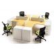 Modular Office Cubicle Workstations Modern Board Wall Partition Customized Size