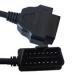 12V 24V OBD2 Splitter Cable , 16 Pin Male To 3 Pin Female Motorcycle OBD Cable