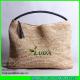 LUDA 2016 newest women trapeze handbags madagascar raffia straw handbags