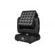 25 * 10W RGBW Cree LED Stage Lighting With Artnet Control Moving Head Wash For