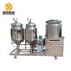 SS304 Home Beer Brewing Systems Side Upward Manhole Automatic / Manual
