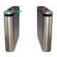 Waist Height Barrier Turnstile Entry Systems Non Obstacle Light / Audio Alarm