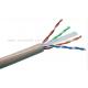 10 Gigabit Ethernet Plenum Rated Cat 6 Cable 23Awg 4Pair 305 M/Roll Grey