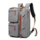 Grey 3 In 1 Travel Briefcase Backpack with 210D polyester Lining