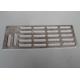 Custom Steel Metal Sheet Parts , Silver Metal Stamping Products 100mm Size