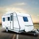 2-6 People RV Travel Trailer 4700mm Leisure Camper Trailer With Heating System