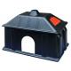 Black Warmly Plastic Piglet Heat Preservation Box On Pig Farrowing Crate