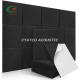 Control Reverb Felt Wall Panels Odorless  9mm Black Polyeater Fiber Acoustic Panels