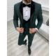 Bergamo Green Mens Peak Lapel Tuxedo