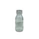 Non Spill Skin Care Cosmetic Packaging 60ml Glass Bottle With Aluminum Cap
