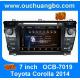 Ouchuangbo car stereos for Toyota Corolla 2014 with car gps systems OCB-7019