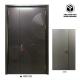 Multi-Functional Design For Versatile As Patio Doors Or Room Dividers Aluminium Glass Hinged Door