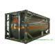 316 Stainless Steel ISO Tank Container 20 FT For Hazardous Liquids Road transport