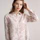 Spring Slim Fit Casual Linen Clothing Female Double Cuff Button Closure Shirt