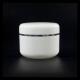 Slik Screen Printing Plastic Cosmetic Containers Hot Stamping With Silver Line
