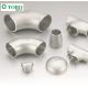 Stainless Steel Pipe Fittings BW Elbow 45° 1 1/2'' 316L ASME B16.9
