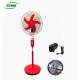 Indoor / Outdoor Ac Dc Electric Stand Fan , Battery Operated Pedestal Fan