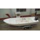 White 6.8m Fiberglass Fishing Boats 120L Fuel Tank 3 Rod Holders  With Trailer