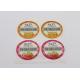 Round Shape Strong Adhesive Product Labels For Chemical Product Packaging