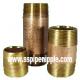 High Performance Brass Pipe Nipple For  Construction Commercial Plumbing