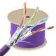 Double Shielded 2000MHz Industrial Ethernet Cable FTP 23AWG Solid Copper Cat8 Network Cable