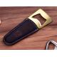 Good Quality Kitchen Accessories Tool Stainless Steel Beer Bottle Opener with Leather Case, Stamped Logo