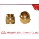 20mm 25mm Brass Flexible Conduit Adaptor With Screw Nickle Plated , ISO9001 listed