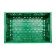 Mesh Style Plastic Crates With Card for Supermarket Display of Vegetables and Fruits