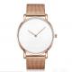 Luxury Mens Quartz Watch , Stainless Steel Mesh Band Business Casual Watches