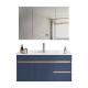 Modern MDF Sink Faucet Cabinet with Hardware Fitting and Mirror for Bathroom Vanities