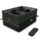 Car Trunk Organizer Collapsible Auto Trunk Storage Box Non Slip Bottom Securing Straps