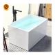 OEM ODM Freestanding Solid Surface Bathtub With Seamless Joint