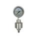 Stainless steel glycerine or silicone oil filled diaphragm seal pressure gauge