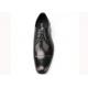 Lace - Up Mens Leather Dress Shoes Waterproof British Style Mens Black Brogue Shoes