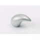 Silver Morden Style Furniture Cabinet Hardware Knobs In Teardrop - Shaped